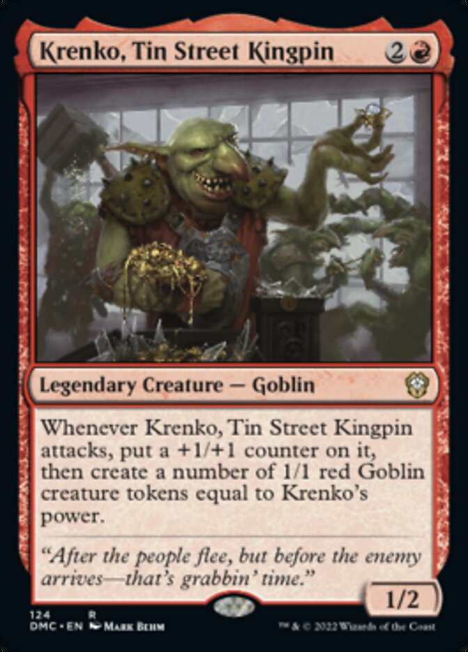 Krenko, Tin Street Kingpin [Dominaria United Commander] | Good Games Adelaide SA