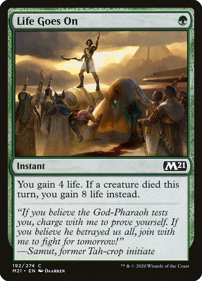 Life Goes On [Core Set 2021] | Good Games Adelaide SA