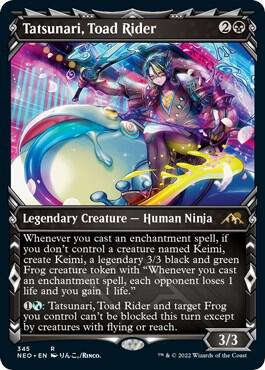 Tatsunari, Toad Rider 345 (Kamigawa: Neon Dynasty)  - Showcase | Good Games Adelaide SA