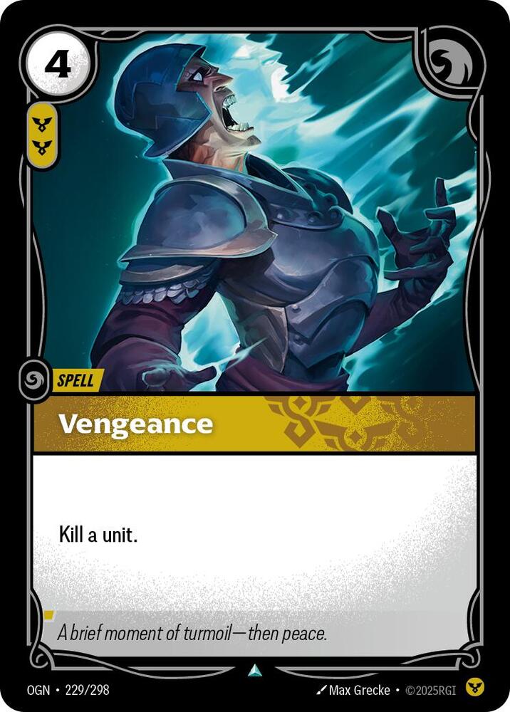 Vengeance 229/298 (Origins)  | Good Games Adelaide SA