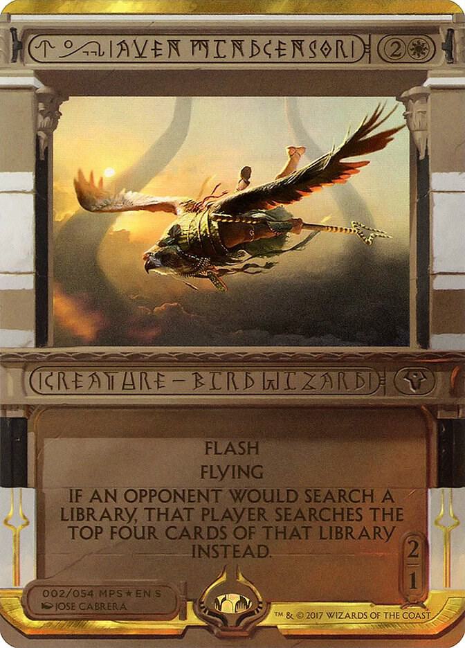 Aven Mindcensor 2 (Masterpiece Series: Amonkhet Invocations)  - Foil | Good Games Adelaide SA