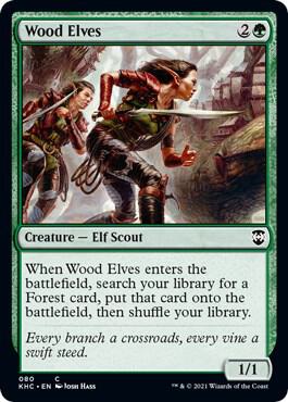 Wood Elves 80 (Commander: Kaldheim)  | Good Games Adelaide SA