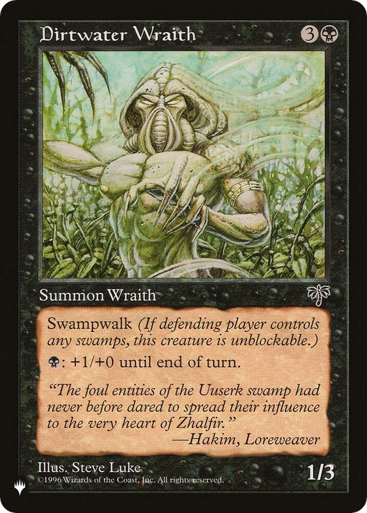 Dirtwater Wraith  (The List Reprints)  | Good Games Adelaide SA