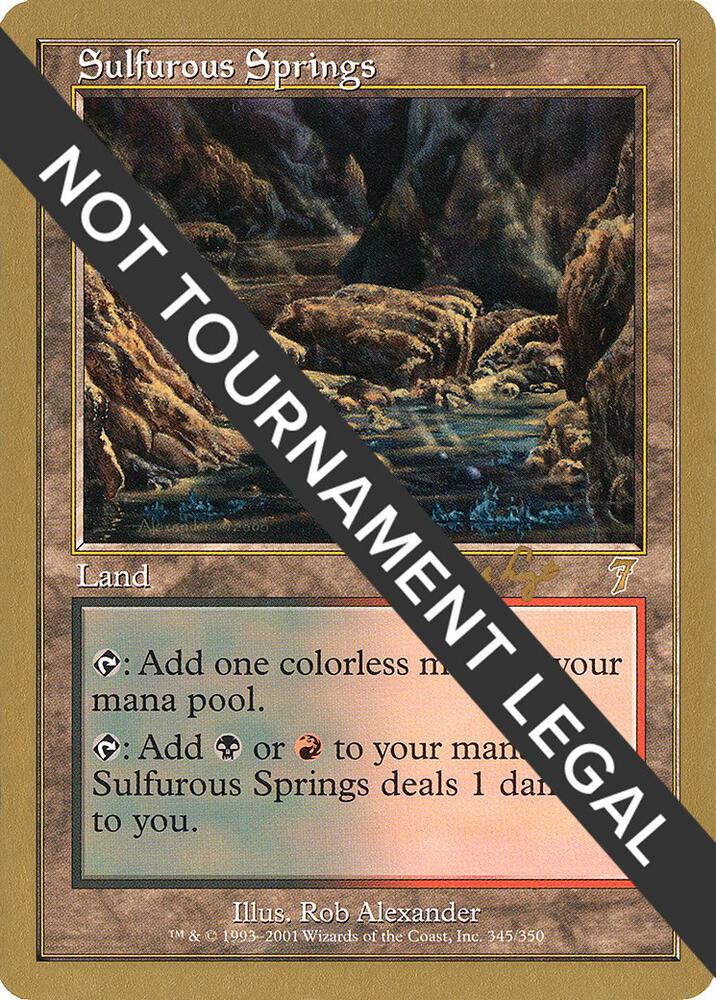 Sulfurous Springs 2001 Tom van de Logt 7ED  (World Championship Decks)  | Good Games Adelaide SA