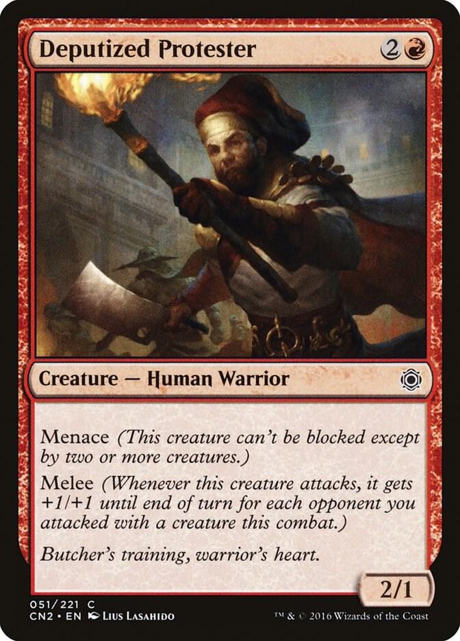 Deputized Protester 51 (Conspiracy: Take the Crown)  - Foil | Good Games Adelaide SA