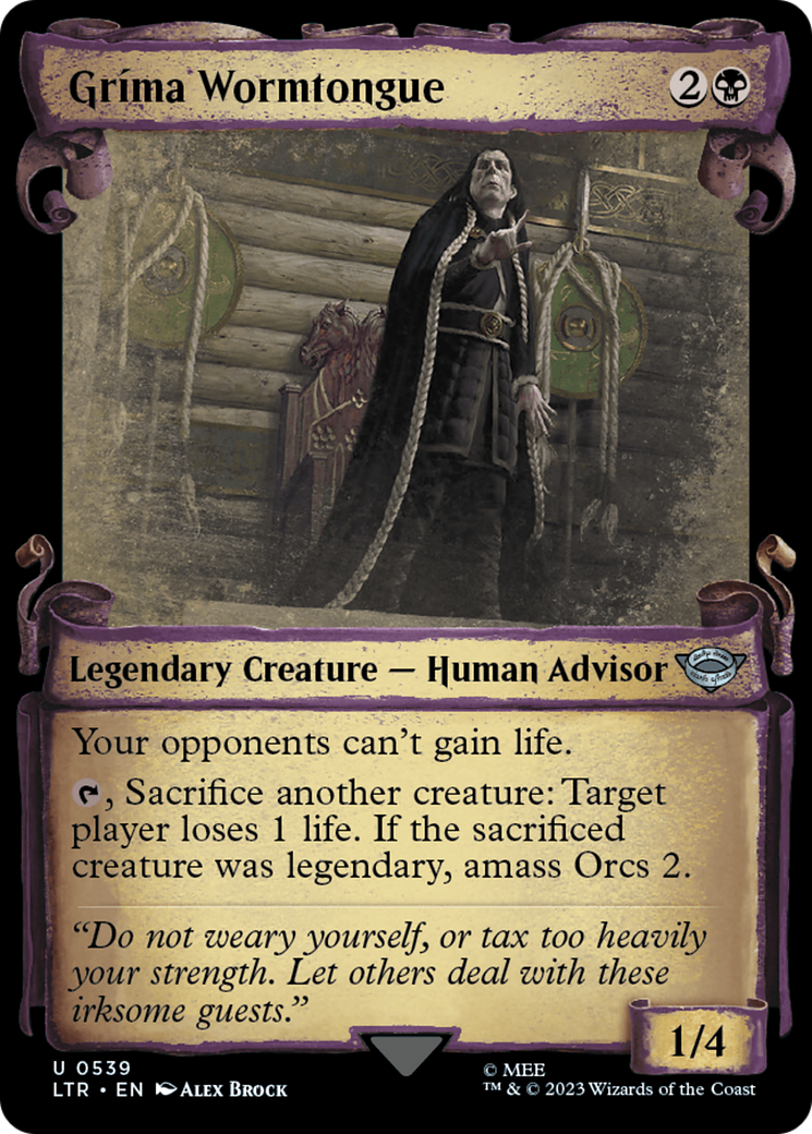 Grima Wormtongue [The Lord of the Rings: Tales of Middle-Earth Showcase Scrolls] | Good Games Adelaide SA