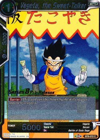 Vegeta, the Sweet-Talker (Malicious Machinations) [BT8-072_PR] | Good Games Adelaide SA