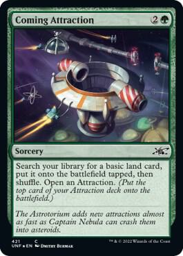 Coming Attraction Galaxy Foil 421 (Unfinity)  - Foil | Good Games Adelaide SA