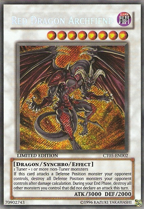 Red Dragon Archfiend [CT05-EN002] Secret Rare | Good Games Adelaide SA