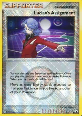 Lucian's Assignment (92/111) (League Promo) [Platinum: Rising Rivals] | Good Games Adelaide SA