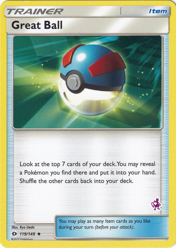 Great Ball 119 149 Mewtwo Stamped 119/149 (Battle Academy)  | Good Games Adelaide SA