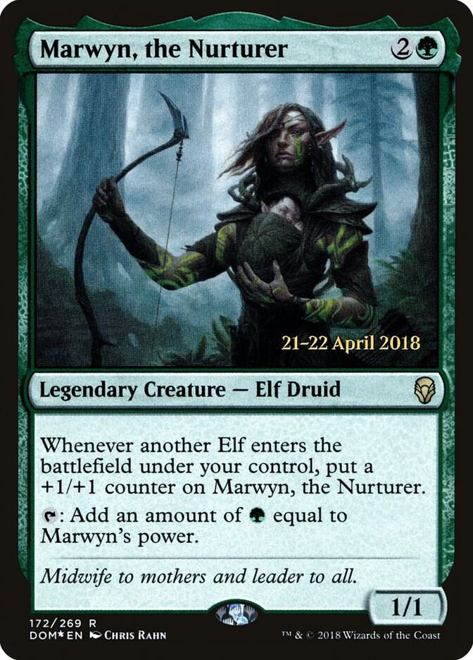 Marwyn the Nurturer 172 (Prerelease Cards)  - Foil | Good Games Adelaide SA