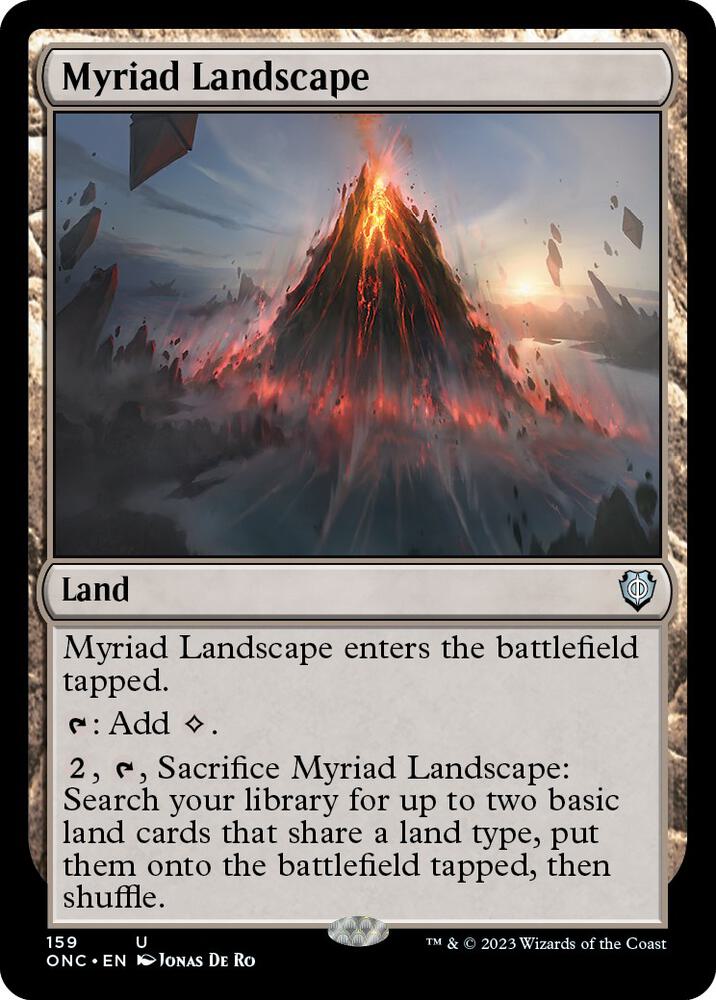 Myriad Landscape 159 (Commander: Phyrexia: All Will Be One)  | Good Games Adelaide SA
