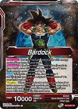 Bardock // SS Bardock, the Legend Awakened (Uncommon) [BT13-001] | Good Games Adelaide SA