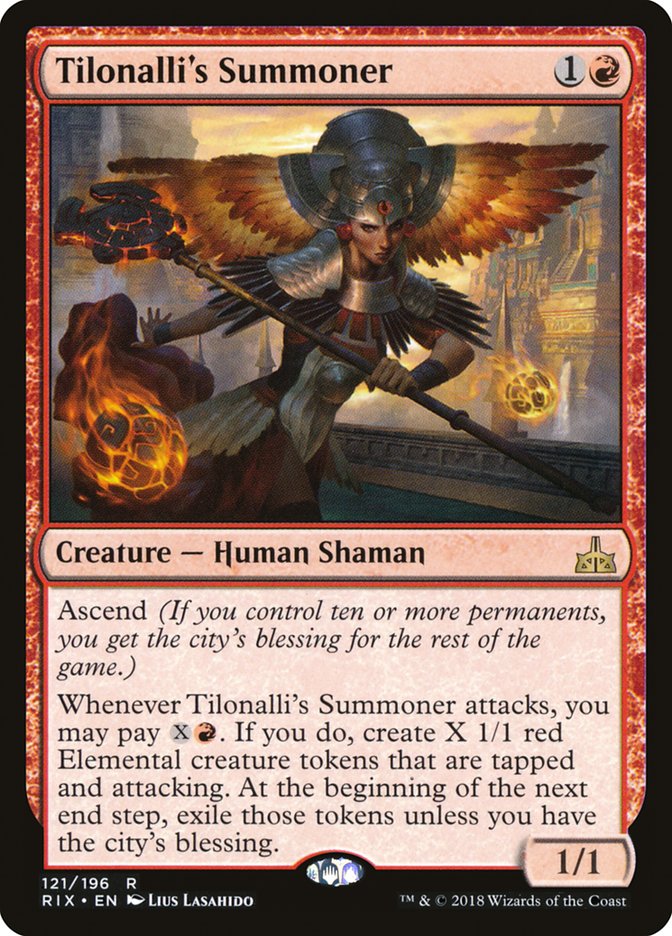 Tilonalli's Summoner 121 (Rivals of Ixalan)  - Foil | Good Games Adelaide SA
