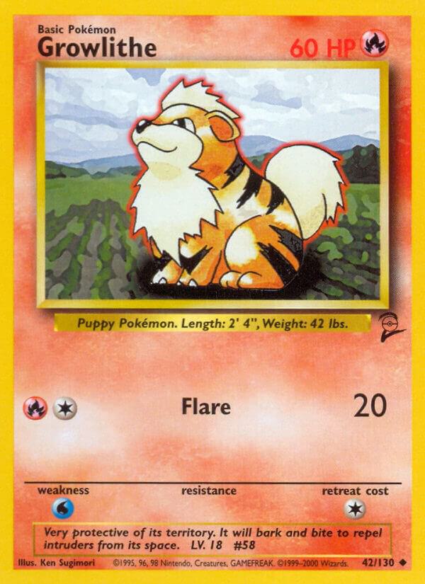 Growlithe 042/130 (Base Set 2)  | Good Games Adelaide SA