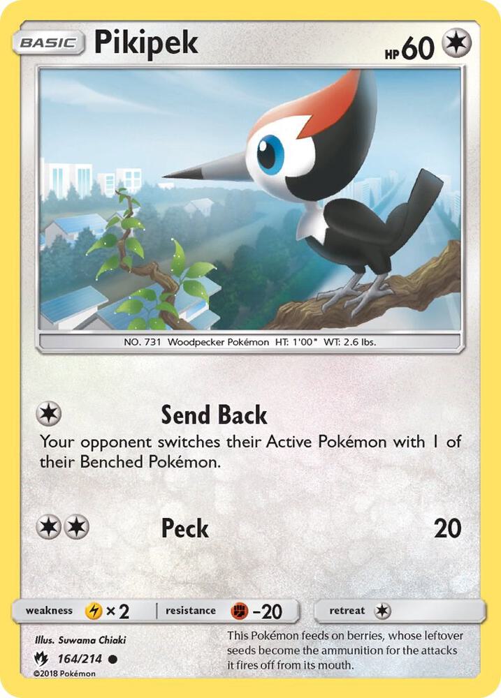 Pikipek 164/214 (SM - Lost Thunder)  | Good Games Adelaide SA