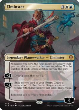 Elminster Borderless 362 (Commander Legends: Battle for Baldur's Gate)  - Foil | Good Games Adelaide SA