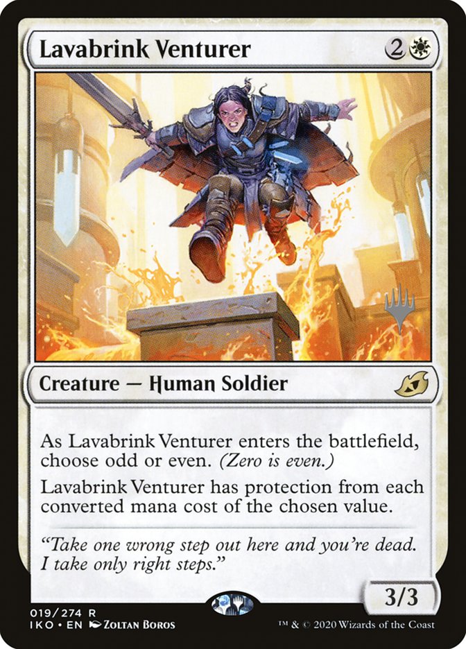 Lavabrink Venturer (Promo Pack) [Ikoria: Lair of Behemoths Promos] | Good Games Adelaide SA