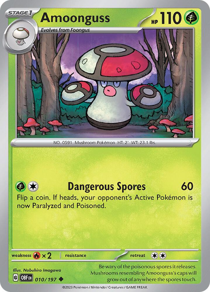Amoonguss 010/197 (SV03: Obsidian Flames)  | Good Games Adelaide SA