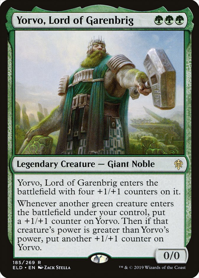 Yorvo, Lord of Garenbrig 185 (Throne of Eldraine)  - Foil | Good Games Adelaide SA