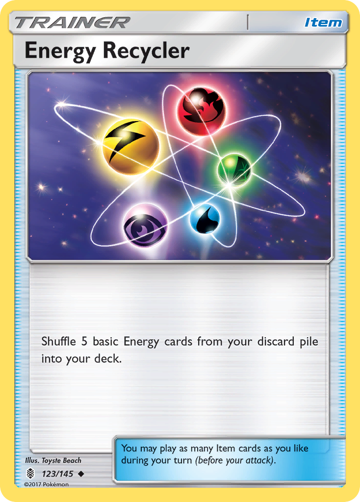 Energy Recycler (123/145) [Sun & Moon: Guardians Rising] | Good Games Adelaide SA