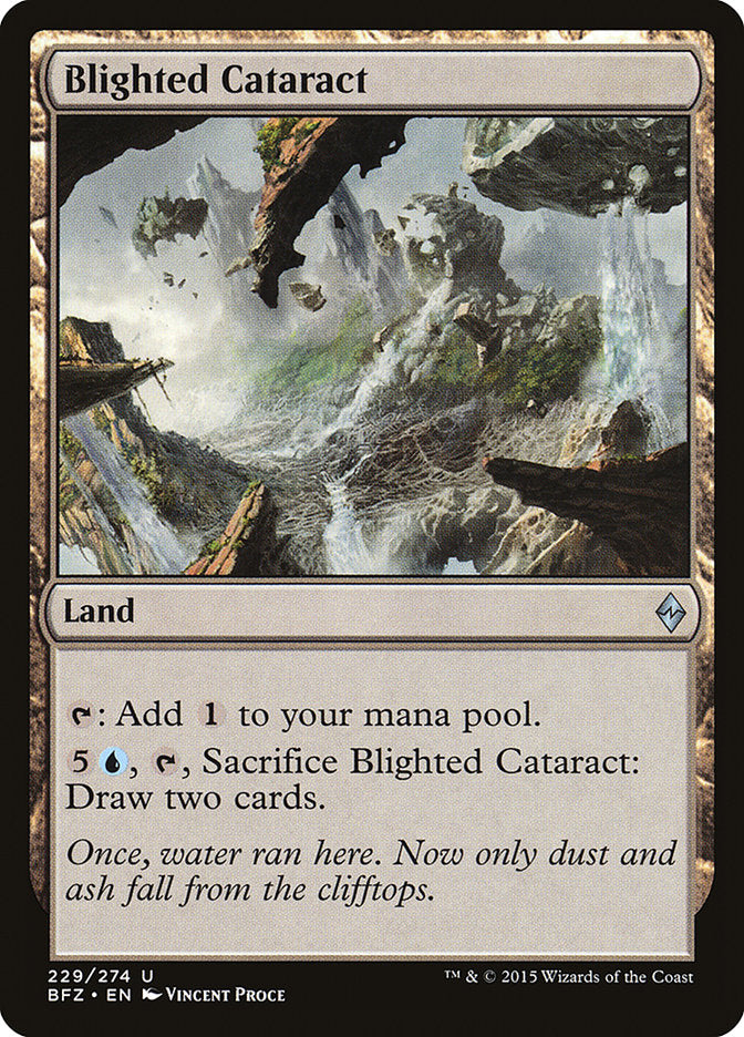 Blighted Cataract [Battle for Zendikar] | Good Games Adelaide SA