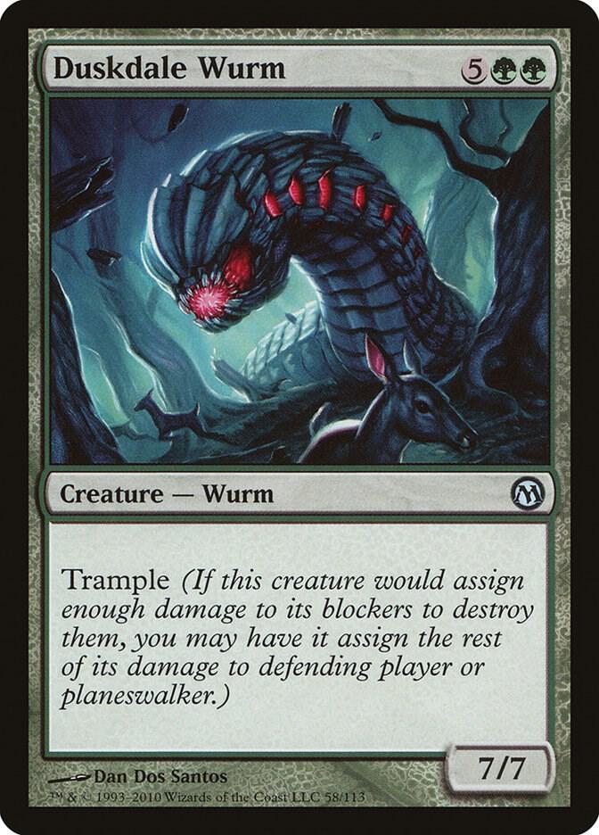 Duskdale Wurm 58 (Duels of the Planeswalkers)  | Good Games Adelaide SA