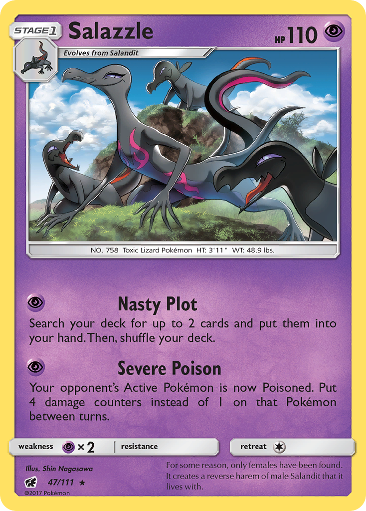 Salazzle (47/111) [Sun & Moon: Crimson Invasion] | Good Games Adelaide SA