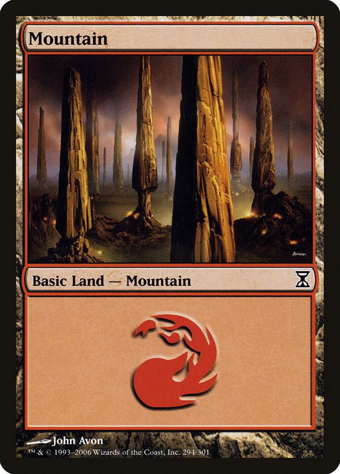 Mountain 294 (Time Spiral)  - Foil | Good Games Adelaide SA