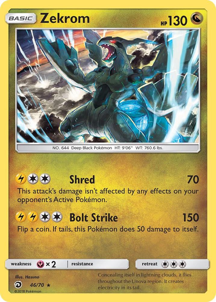 Zekrom 46/70 (Dragon Majesty)  - Holofoil | Good Games Adelaide SA