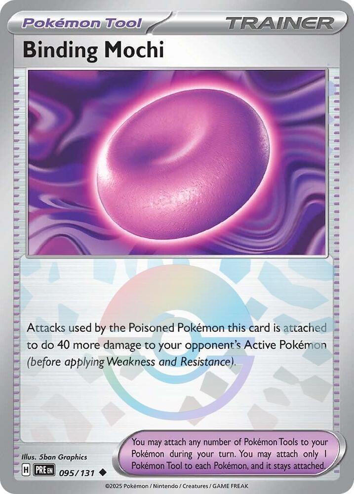 Binding Mochi (095/131) (Poke Ball Pattern) [Scarlet & Violet: Prismatic Evolutions] | Good Games Adelaide SA