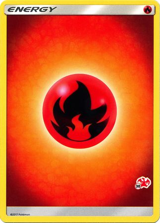 Fire Energy (Charizard Stamp #38) [Battle Academy 2020] | Good Games Adelaide SA