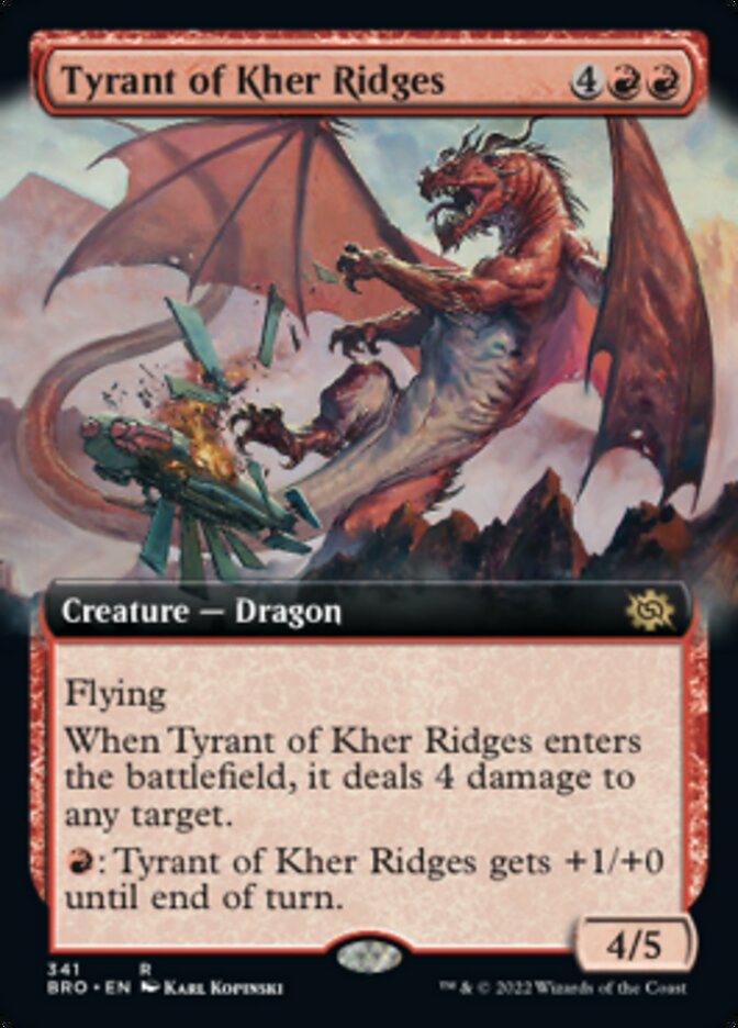 Tyrant of Kher Ridges (Extended Art) [The Brothers' War] | Good Games Adelaide SA