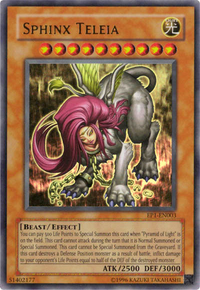 Sphinx Teleia [EP1-EN003] Ultra Rare | Good Games Adelaide SA