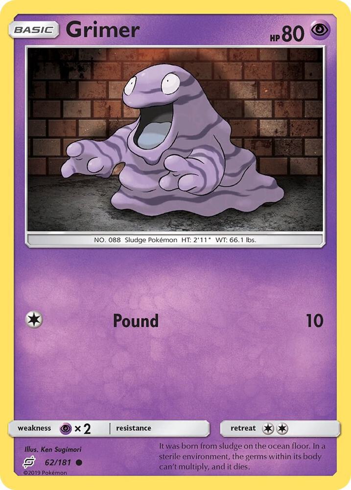 Grimer 62/181 (SM - Team Up)  | Good Games Adelaide SA