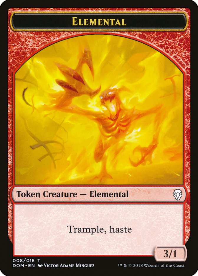 Elemental Token [Dominaria Tokens] | Good Games Adelaide SA