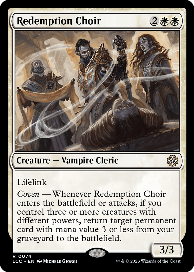 Redemption Choir [The Lost Caverns of Ixalan Commander] | Good Games Adelaide SA