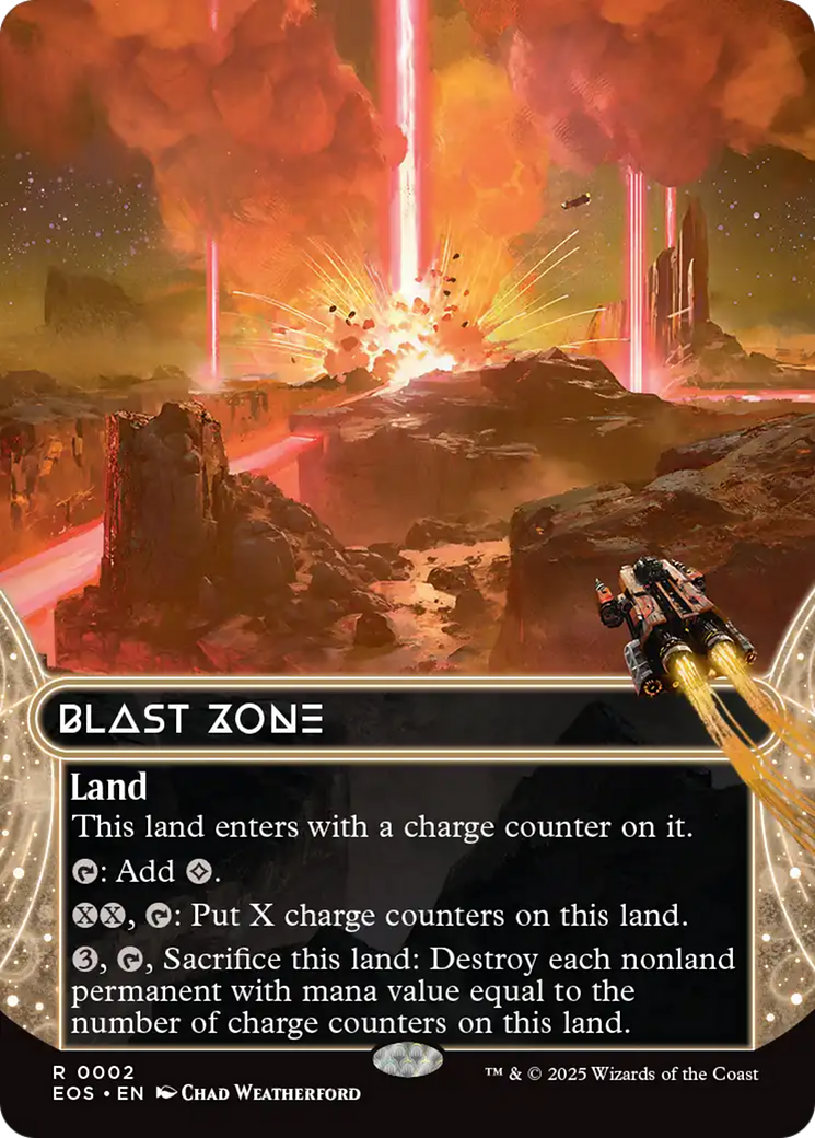 Blast Zone (0002) (Borderless) [Edge of Eternities: Stellar Sights] | Good Games Adelaide SA