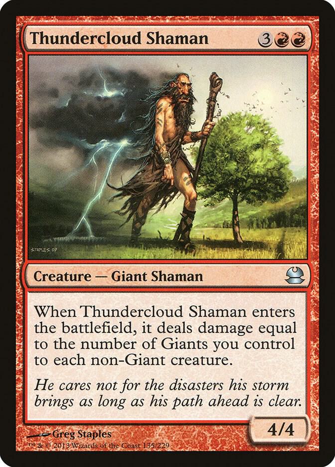 Thundercloud Shaman 135 (Modern Masters)  - Foil | Good Games Adelaide SA