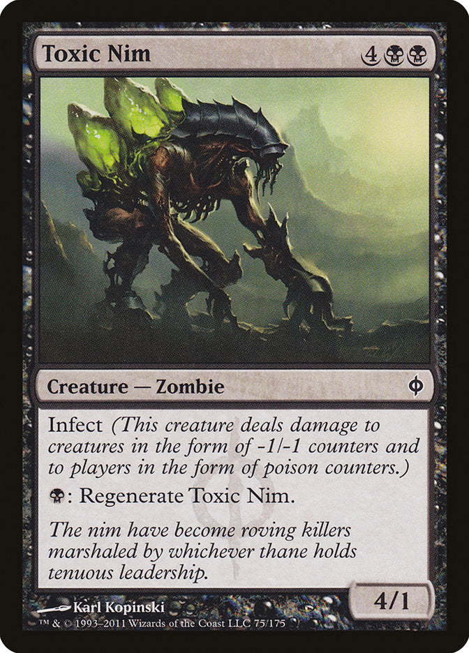 Toxic Nim 75 (New Phyrexia)  - Foil | Good Games Adelaide SA