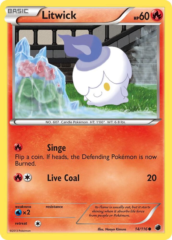 Litwick 14/116 (Plasma Freeze)  - Reverse Holofoil | Good Games Adelaide SA