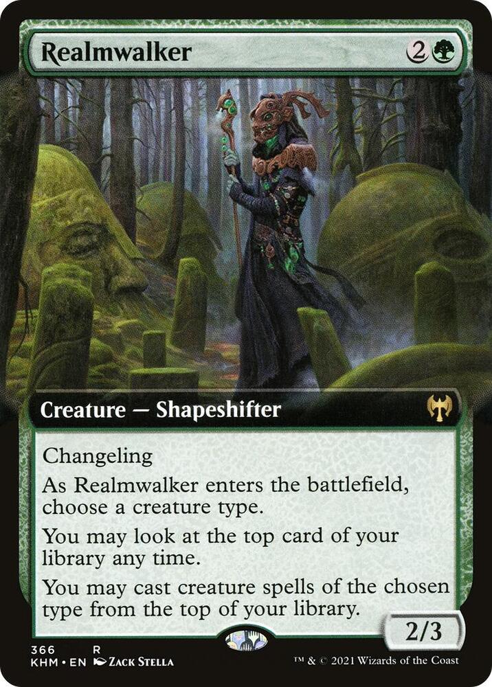 Realmwalker 366 (Kaldheim)  - Extended Art Foil | Good Games Adelaide SA