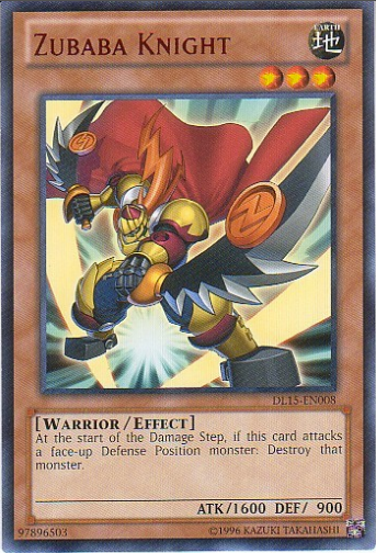 Zubaba Knight (Red) [DL15-EN008] Rare | Good Games Adelaide SA