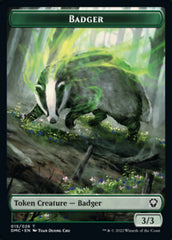 Bird (002) // Badger Double-sided Token [Dominaria United Tokens] | Good Games Adelaide SA