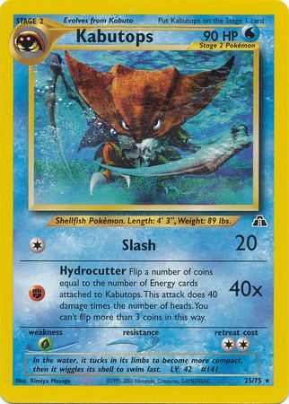 Kabutops (25/75) [Neo Discovery Unlimited] | Good Games Adelaide SA