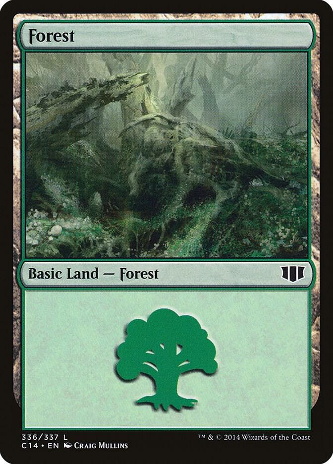 Forest 336 336 (Commander 2014)  | Good Games Adelaide SA