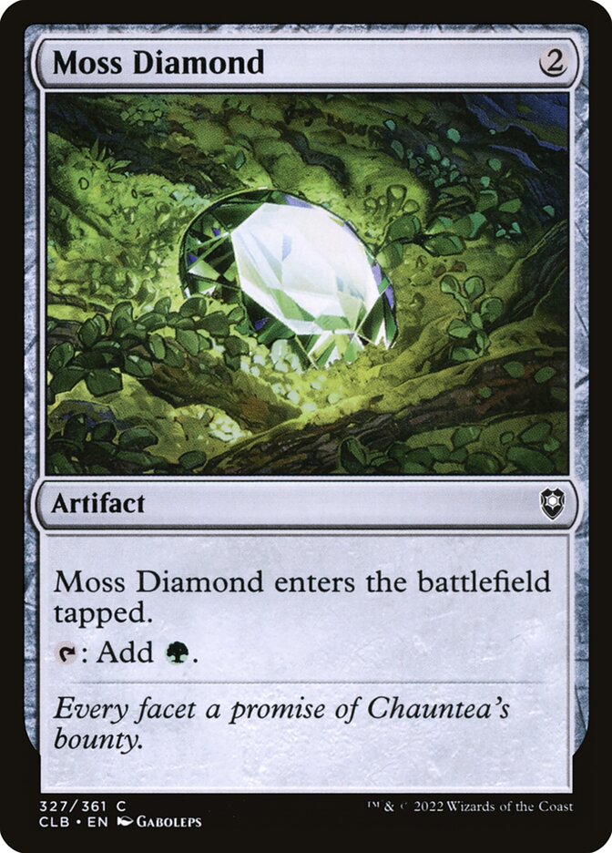 Moss Diamond 327 (Commander Legends: Battle for Baldur's Gate)  - Foil | Good Games Adelaide SA