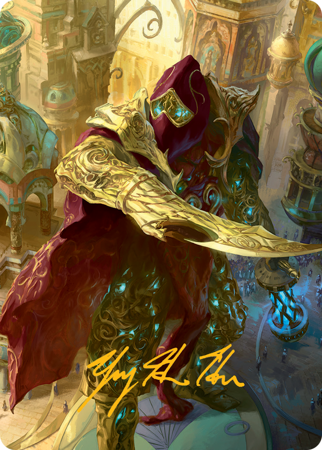 Baral, Chief of Compliance Art Card (Gold-Stamped Signature) [March of the Machine Art Series] | Good Games Adelaide SA