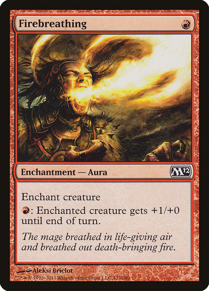 Firebreathing 132 (Magic 2012 (M12))  - Foil | Good Games Adelaide SA